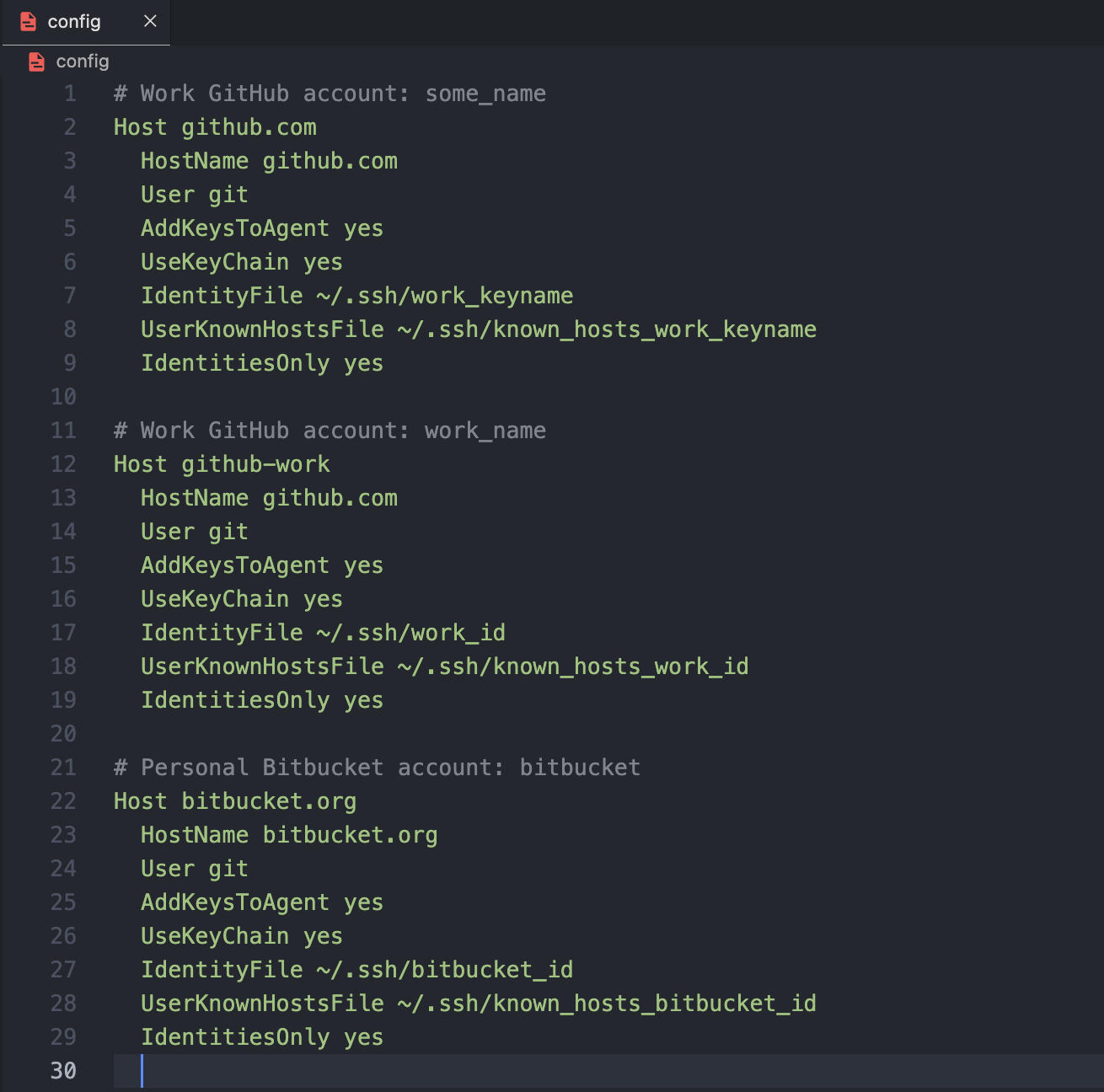 Multiple Hosts Config